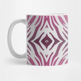 Pink Zebra Print Pattern Mug
